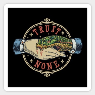 Trust No one - Snake Sticker